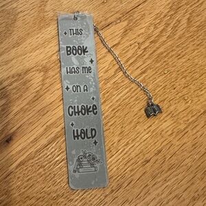 NWT Silvery Metal Bookmark